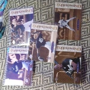 Michael Jordan 1995 Upper Deck One On One 5 Card Lot Rare Minor League Vtg